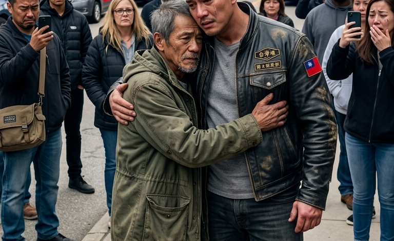 原本看似發生在擁擠城市街道上的一場危險打鬥，突然演變成一場令人匪夷所思的場面：一個衣衫襤褸、骯髒不堪的流浪漢漢克，身穿破爛的衣服，圍著一條褪色的紅色圍巾，一把抓住一個身材高大、肌肉發達、傑克遜