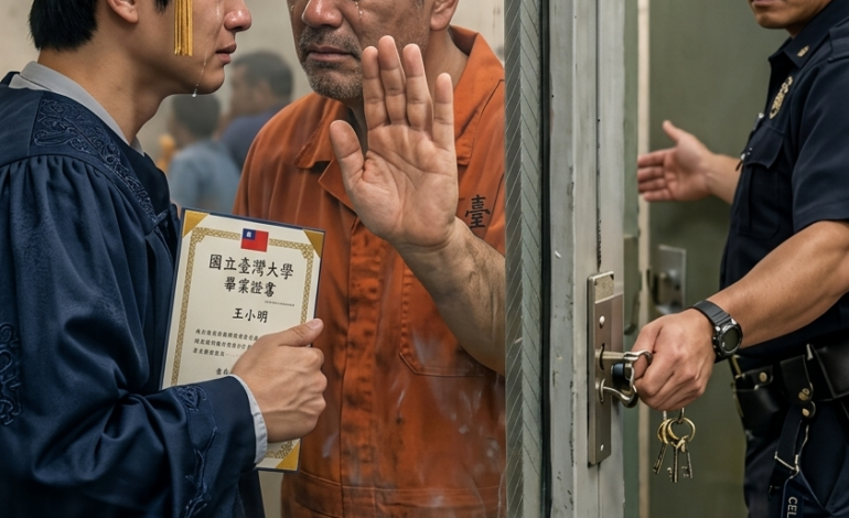 一位畢業生放棄了自己的畢業典禮，隔著監獄玻璃去探望父親——「我本該在那裡的，」父親低聲說道。然而，一名獄警在短短一分鐘內所做的一切，卻永遠改變了他們之間的關係。