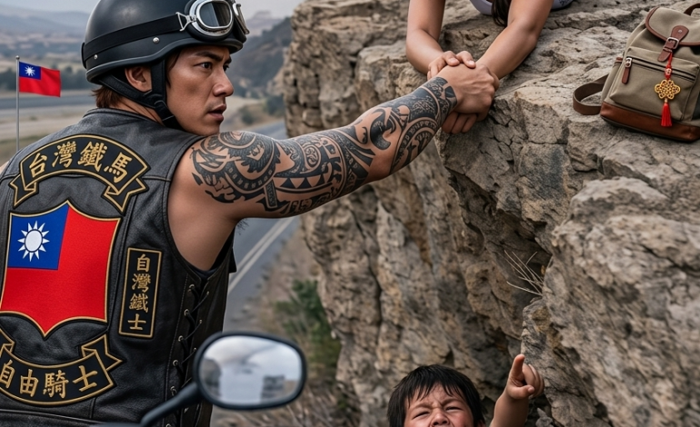 一名摩托車手在高速公路上與暴風雨搏鬥時，發現一名女子懸掛在懸崖邊，年幼的兒子在下面呼救。只有一位陌生人的突然決定才能將他們從一場震驚全鎮的悲劇中拯救出來。