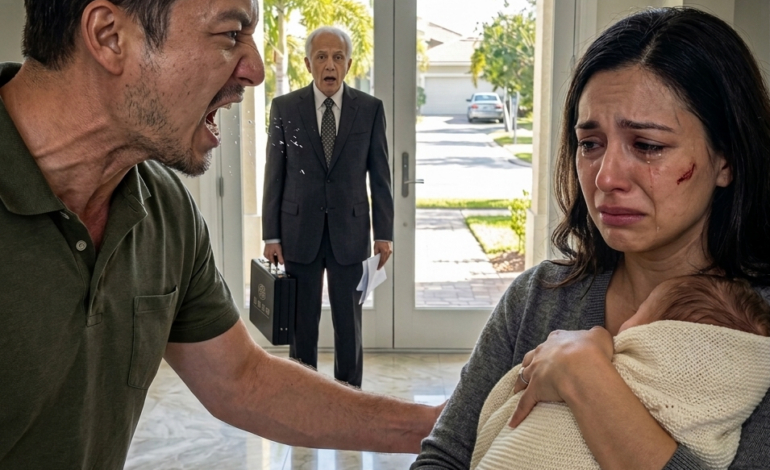 她當時正流著血，懷著孕，時間緊迫，這時她父親敲響了房門。她最終說出的真相，將揭露一段暴力的過往，撕碎她丈夫的偽裝，並將他們的家庭拖入一場誰也未曾預料到的殘酷法庭審判…