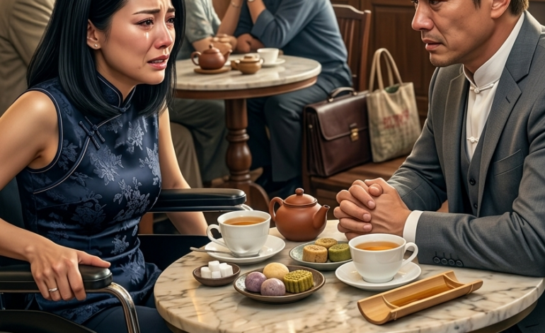 坐在輪椅上的女子看到相親對象時愣住了——「不……不是你，」她低聲說道，試圖離開……但當他拒絕離開時，她恐懼背後的真相改變了一切。