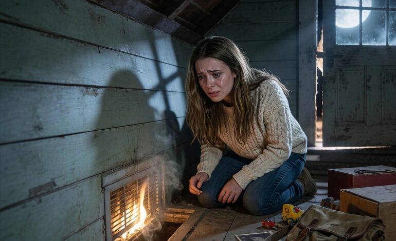 J’ai laissé ma fille chez mes parents pendant un voyage d’affaires. Deux jours plus tard, elle avait disparu dans un centre commercial. Mes parents répétaient sans cesse : « On a juste détourné le regard une seconde. » Dix ans plus tard, en vidant la vieille maison de ma grand-mère, j’ai découvert une étrange grille d’aération dissimulée dans le mur. En me penchant pour écouter, j’ai entendu le doux fredonnement d’une petite fille venant de l’intérieur.