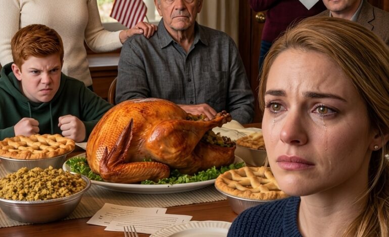 Lors du dîner de Thanksgiving dans la petite maison de l’Iowa que j’avais passée trois ans à retaper de mes propres mains, mon père a glissé un avis d’expulsion sur ma table et ma mère, souriante par-dessus la dinde, a dit : « Sept jours, Dawn. Ton frère a besoin de cette maison. » Et tandis qu’ils attendaient que je craque, que je supplie ou que je marchande, la seule chose que j’ai faite a été de plier le papier une fois, de le poser à côté de mon assiette et de regarder vers la porte de derrière où la seule personne qui m’ait jamais vraiment vue était sur le point d’entrer.