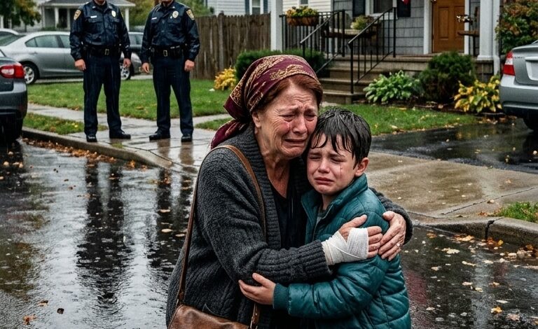 À trois heures du matin, mon petit-fils est apparu à ma porte, couvert de boue, tremblant, la terreur dans les yeux. « S’il vous plaît, sauvez-moi », a-t-il murmuré. « Papa m’a frappé… parce que j’ai vu quelque chose. » Je l’ai fait entrer, je l’ai réchauffé et j’ai appelé mon gendre. Sa réponse fut une menace : « Renvoyez-le immédiatement, ou disparaissez de cette maison. » J’ai refusé et j’ai verrouillé la porte. Au lever du soleil, les sirènes ont retenti et j’ai été accusé d’enlèvement. Il pensait que j’allais craquer. Il était sur le point de découvrir qui j’étais vraiment.