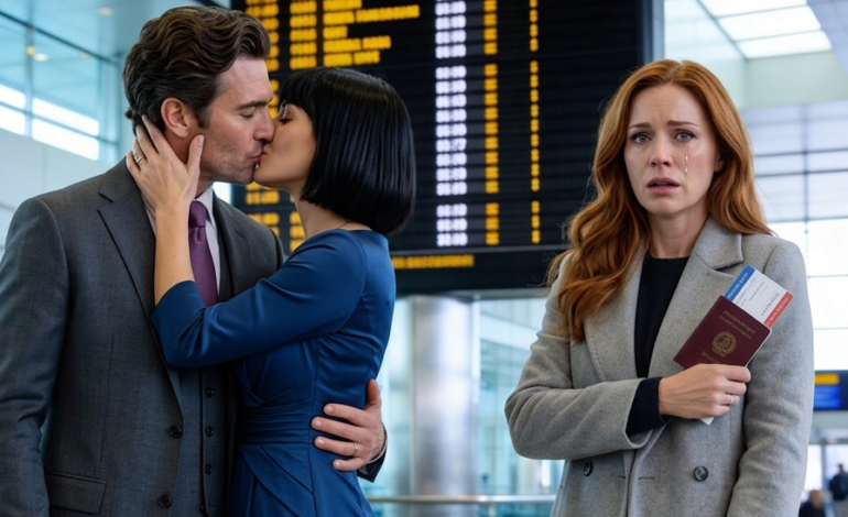 J’étais allée à l’aéroport juste pour dire au revoir à une amie. Je n’aurais jamais imaginé y trouver mon mari, enlaçant la femme qu’il jurait être « juste une collègue ». En m’approchant, le cœur battant la chamade, je l’ai entendu murmurer : « Tout est en place. Cet idiot est sur le point de tout perdre. » Elle a ri et a répondu : « Et elle ne s’en rendra même pas compte. » Je n’ai pas pleuré, je ne les ai pas confrontés. J’ai souri. Car j’avais déjà tendu mon piège.