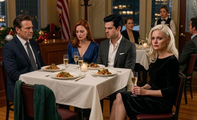 Lors du dîner du Nouvel An, ma mère s’est penchée vers moi et m’a dit qu’ils ne m’avaient invité que par politesse, et que je ne devais donc pas rester longtemps. 