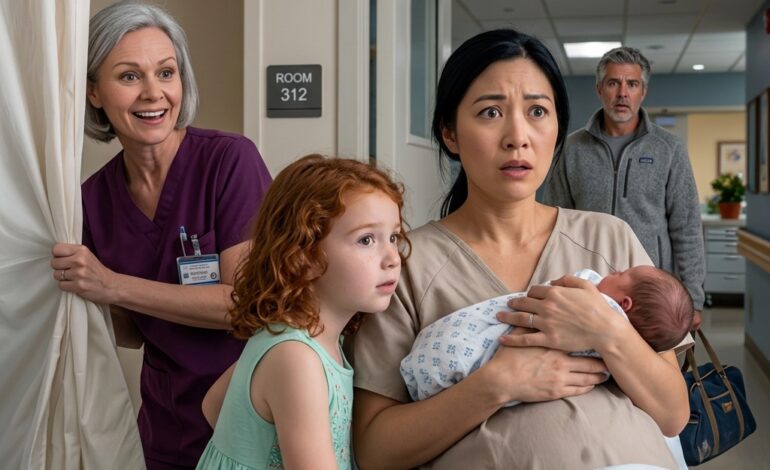 Ma fille a tiré les rideaux de l’hôpital et a chuchoté : « Maman, mets-toi sous le lit tout de suite », et une minute plus tard, dans l’obscurité sous mon lit de maternité, mon nouveau-né dans les bras, j’ai entendu mon mari répondre à la même infirmière qui m’avait donné des pilules que je n’avais jamais demandées, et soudain, la naissance miraculeuse pour laquelle j’avais prié pendant sept ans n’était plus le plus beau jour de ma vie.