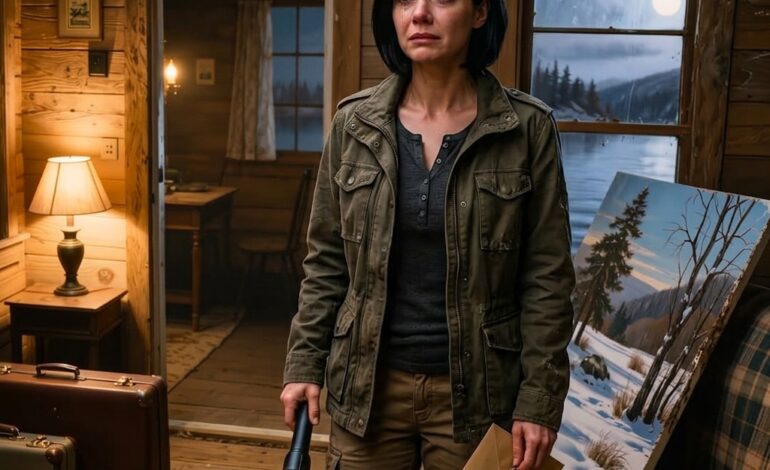 Le juge a donné à mon ex la maison, les voitures et tout ce que nous avions bâti ensemble. Brandon a même ri quand il ne restait plus que la cabane « sans valeur » de mon grand-père au bord du lac à mon nom. Mais après avoir forcé la serrure rouillée, décroché un tableau d’hiver et trouvé une enveloppe scotchée avec une clé en laiton à l’intérieur, j’ai lu une phrase qui a tout changé : « Ce qu’il y a dans cette boîte n’est pas un cadeau. C’est une correction. »