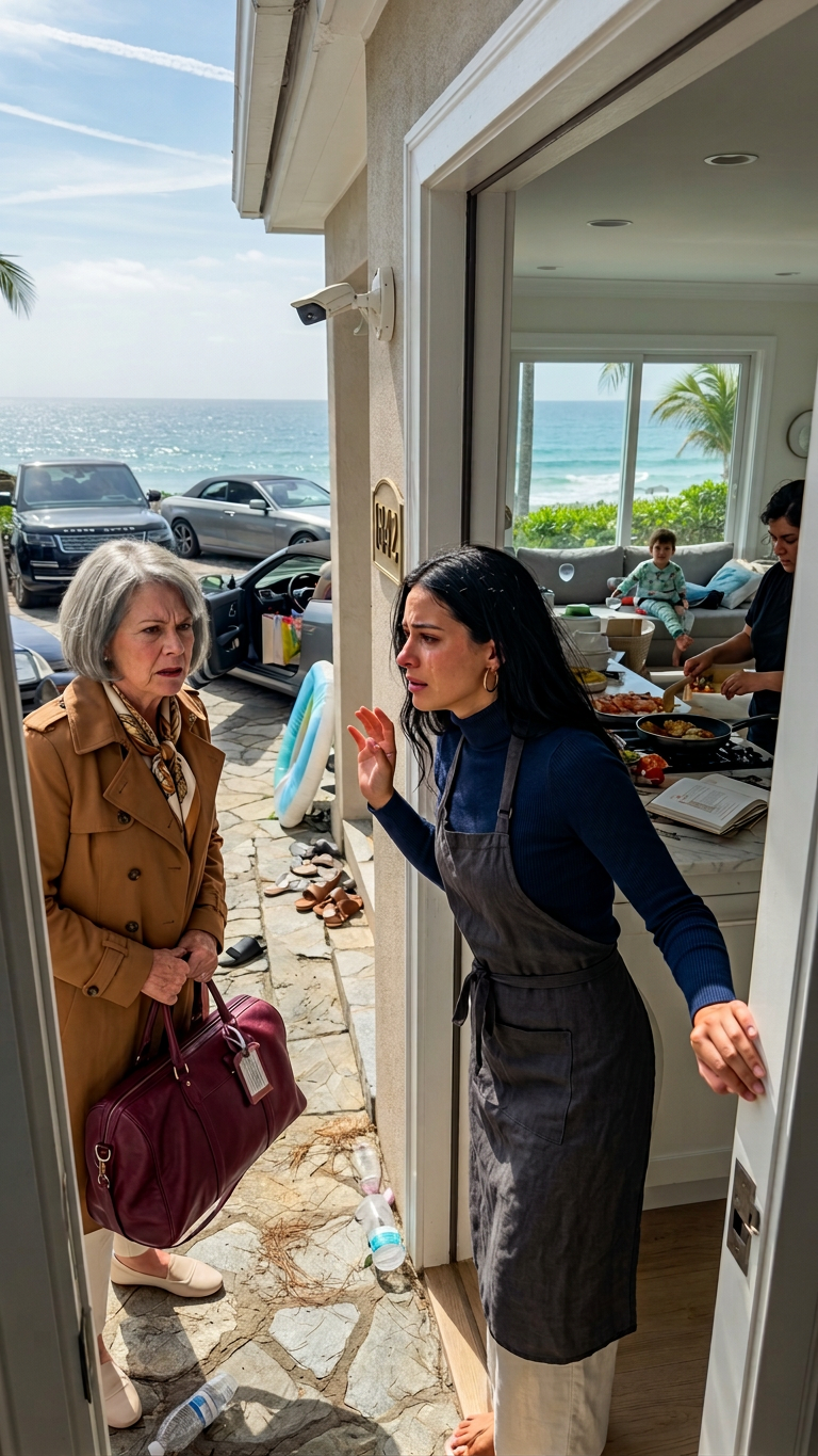 Elle m’a traitée d’« invitée supplémentaire » dans ma propre maison de plage — mais ce que j’ai découvert derrière un panneau caché a révélé une trahison familiale choquante.