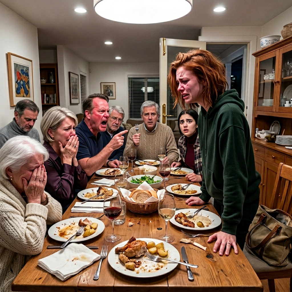 Mes parents ont hurlé par-dessus la table : « C’est toi qui finances son mariage ! Soit tu payes, soit tu quittes cette famille pour toujours ! » Ma sœur a renchéri en crachant : « Tu devrais avoir honte ! » C’en était trop. J’ai repoussé ma chaise, je me suis levé et j’ai dit froidement : « Vous avez 24 heures pour quitter ma maison… »