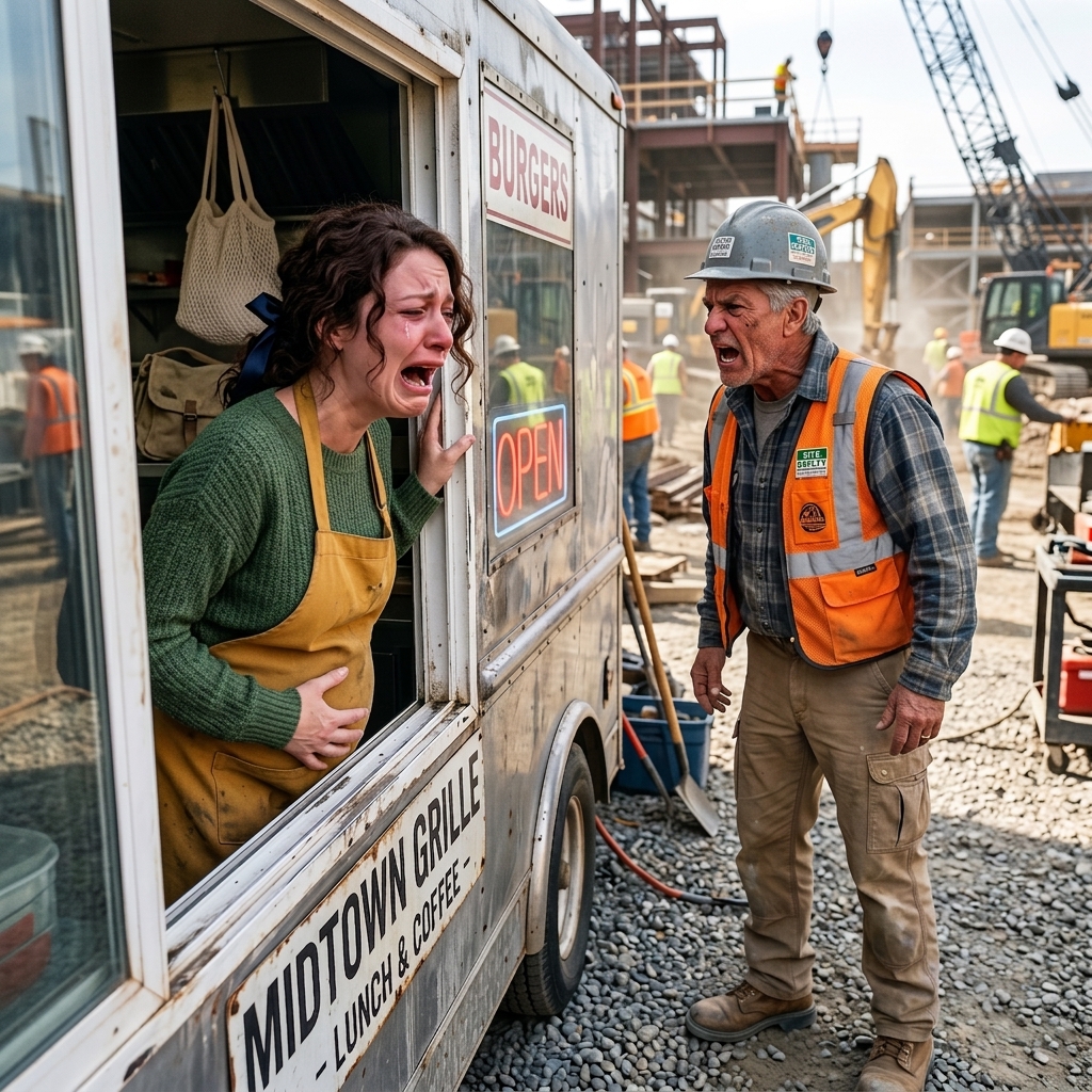 Sur un chantier, je me suis approchée pour commander un café et j’ai soudain reconnu la serveuse du food truck : enceinte de huit mois, tremblante, et, d’une certaine façon, ma belle-fille. En larmes, elle m’a suppliée de ne rien lui dire. Ce qu’elle a murmuré ensuite a tout changé et m’a laissée là, abasourdie et muette. 