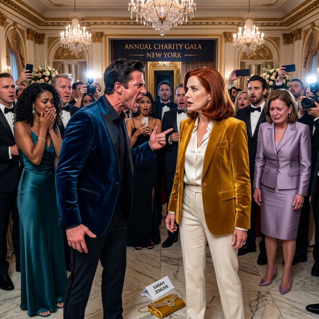 Tout le monde me prenait pour un simple invité quand le fils du patron a pris ma place VIP pour sa copine et a jeté ma carte de visite par terre. Les flashs crépitaient, les téléphones filmaient, et je n’ai pas haussé le ton. Je lui ai simplement dit qu’il venait de faire perdre 1,3 milliard de dollars à sa mère.
