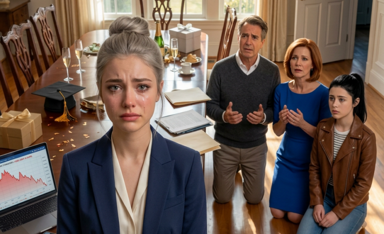Lors de ma fête de remise de diplôme, j’ai transféré en secret, par précaution, l’héritage de plusieurs millions de dollars que mes grands-parents m’ont laissé dans un fonds fiduciaire. Le lendemain matin, mes parents et ma petite sœur m’ont révélé la véritable raison de ce geste… L’alerte de fraude de la banque est apparue sur mon téléphone à 8 h 07, alors que je portais encore ma robe de la veille.