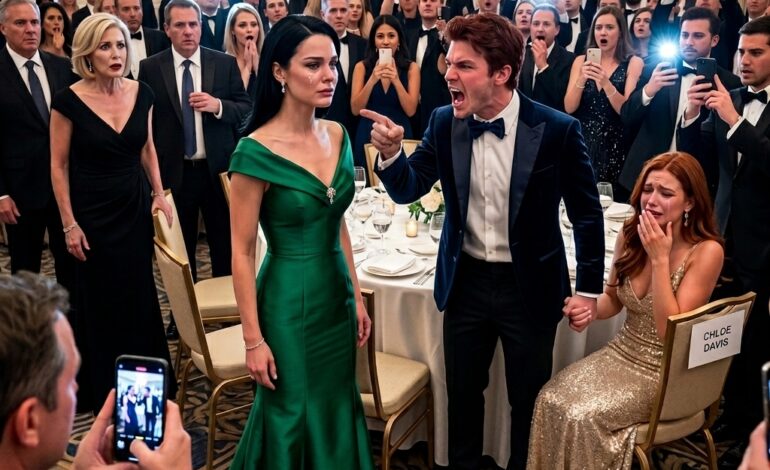 Le fils du patron s’est approché et a dit : « Ce siège VIP est pour ma copine. » Il a arraché ma carte de visite, l’a jetée par terre et a affiché un sourire arrogant. Les flashs crépitaient. Les téléphones filmaient. Je suis resté calme et j’ai dit : « Ce que vous venez de faire… vient de coûter 1,3 milliard de dollars à votre mère. »