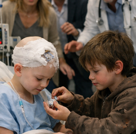 一位億萬富翁的女兒連續十個晚上沒睡，醫生們堅稱她的腦部掃描結果完美無缺——但就在這時，她頭皮下悄然發生了某種變化，豪宅外的一名流浪男孩聲稱，真相遠比任何人想像的都要糟糕。