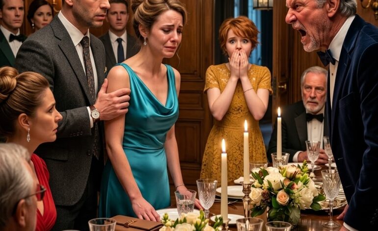 Quand mon père s’est levé au dîner et m’a humiliée devant tout le monde, je ne savais pas à quel point ce serait cruel jusqu’à ce que mon mari me murmure que nous possédons désormais leur entreprise