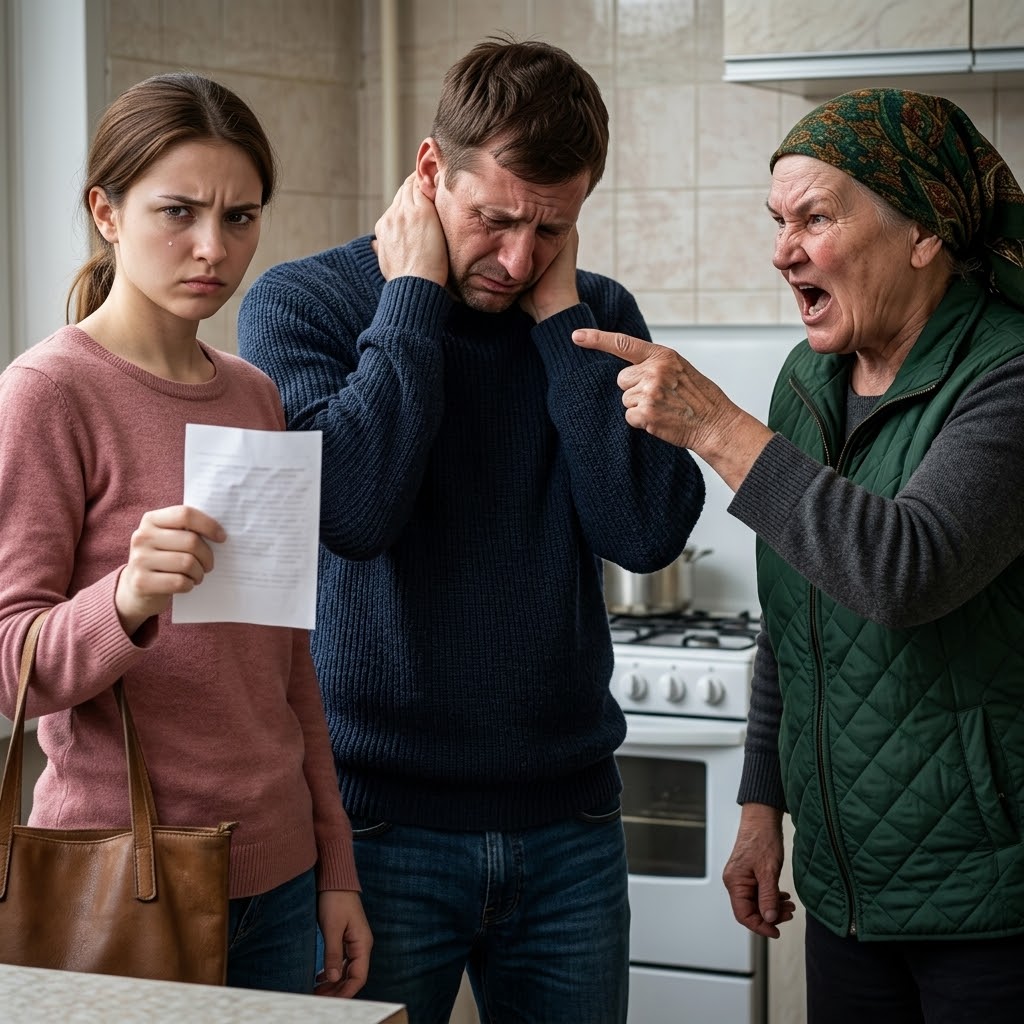 « Quelle dette ma belle-mère exige-t-elle de moi ? Je ne lui ai rien pris », dit Evgeniya, laissant tomber une feuille arrachée d’un carnet sur la table avec un bruit sourd.