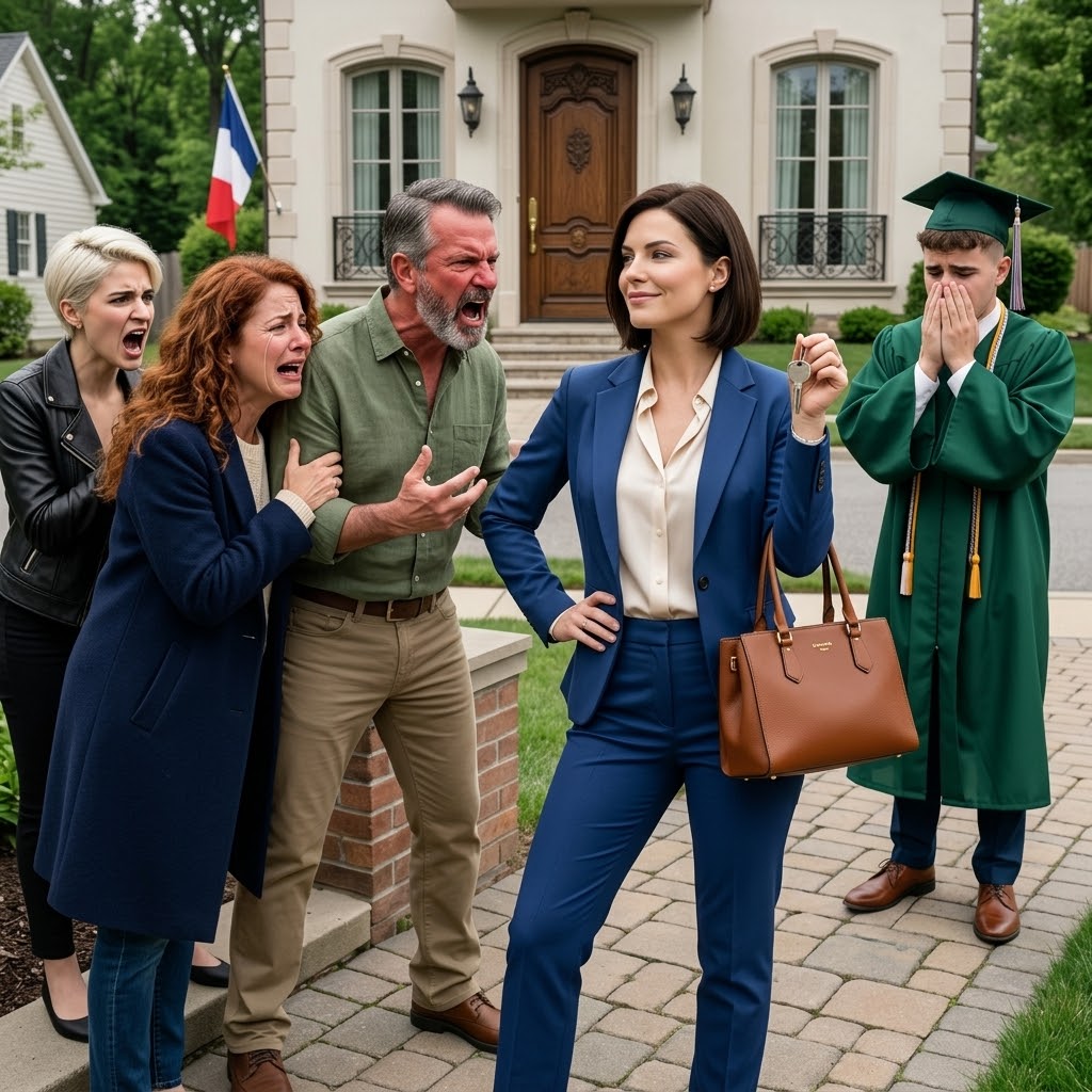 Pendant des années, ma famille a ignoré mon succès et a prévu de me retirer de l’argent pour le donner à ma sœur préférée. J’ai donc offert une maison à mon frère négligé pour sa remise de diplôme. La réaction de mon père : « Cet argent était pour leurs dettes ! »