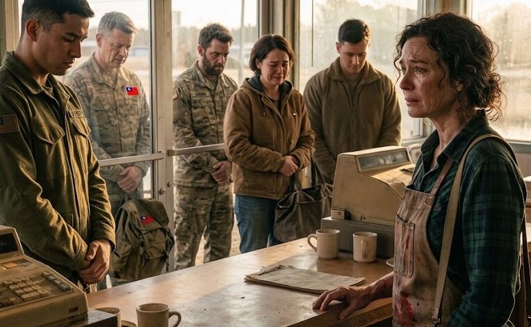 在嘲笑一位满脸伤疤的女服务员后，他们没想到一整排海军陆战队员会在黎明时分归来，揭露伊莎贝拉·克鲁兹隐藏的过去，以及为何每个士兵都默默鞠躬致敬