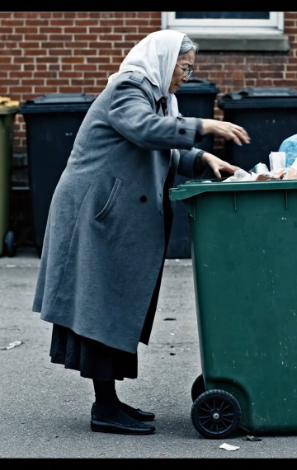 离婚十年后，我看到前婆婆在垃圾桶里翻找东西