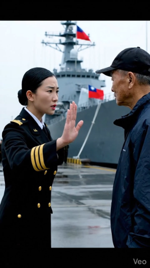 一名海军军官阻止了一名退伍军人登船——随后一名海军上将看到他的臂章，顿时僵住了