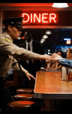 “你以为你能拒绝我吗？”警长扇了一名女服务员一巴掌——却没意识到一名海豹突击队员看到了一切