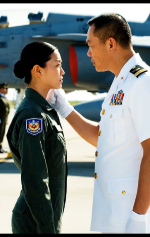 他们说她应该待在机库里——直到一位海军上将阻止了整条飞行线