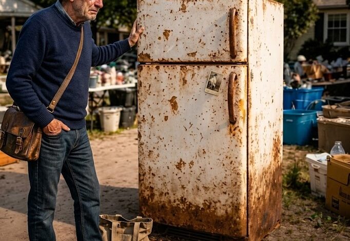 Un homme a acheté un réfrigérateur à un prix assez abordable, mais quand il l’a ramené chez lui et ouvert la porte, il s’est figé d’émerveillement devant ce qu’il a vu…