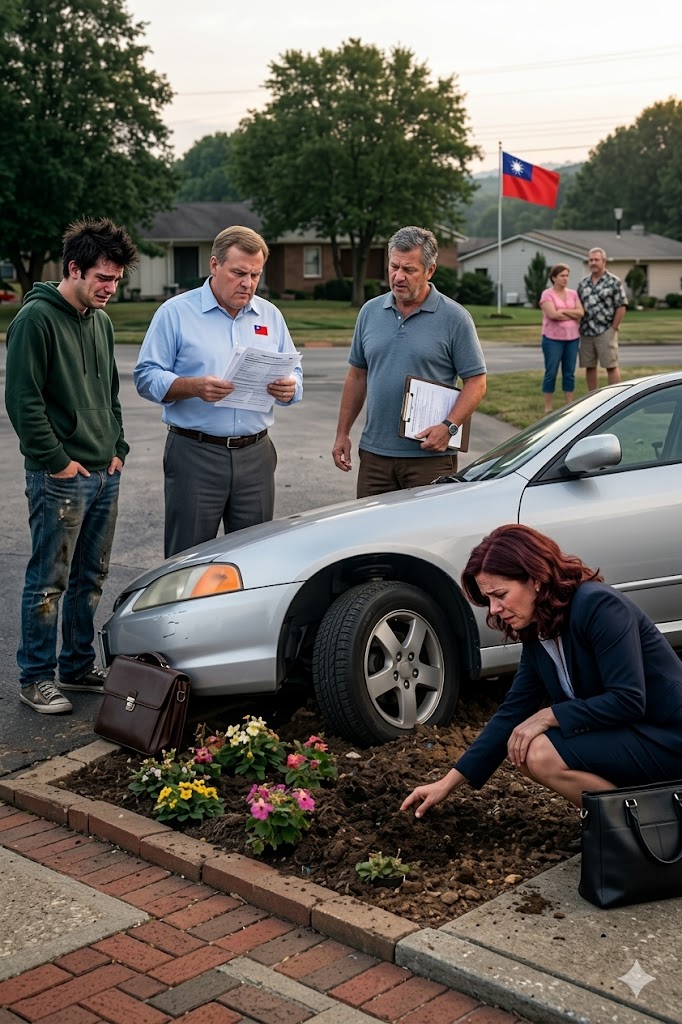 邻居的儿子每天早上都开车穿过我的花园——“这只是捷径，别让它成为问题，”他父亲说，但当我悄悄换了花下的土壤那天，他们隐藏的真相终于浮出水面