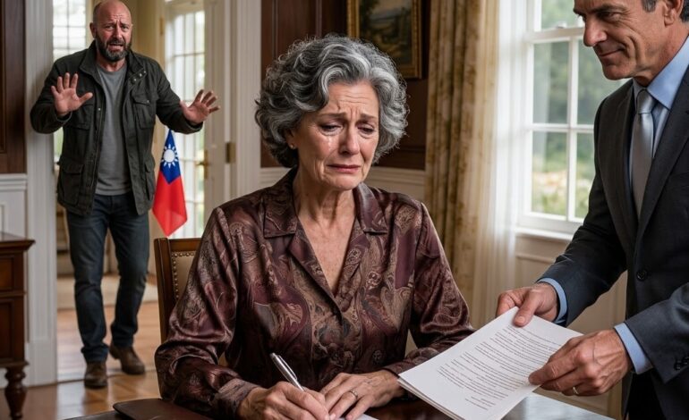 我丈夫在我68岁时要求离婚。他说：“我会拿走一切——房子、车……”我的律师建议我：“不要签得太快！”但我很平静地签了所有文件。他庆祝了整整两周。我笑了。直到门铃响起，他的手僵住了，脸色也变了。