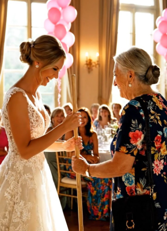 « Mérite ta nourriture ! » – Ma future belle-fille m’a mis une serpillière devant 20 invités. Le « cadeau » que j’ai sorti de mon sac à main la fit pâlir…