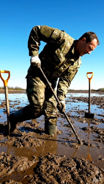 Le pêcheur tira sur le fil de fer et sortit de la boue un objet de forme très étrange : lorsqu’il lava la trouvaille de la boue, il fut choqué de comprendre ce que c’était
