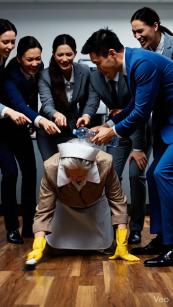 Le personnel du bureau commença à se moquer de la femme de ménage nouvellement embauchée, pensant qu’elle était une femme simple, mais quand ils découvrirent qui était vraiment cette femme, tout le monde fut complètement choqué