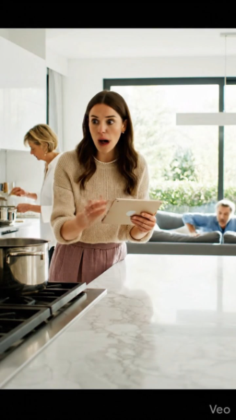 À 20h12 un mardi soir, je me tenais dans la cuisine de ma sœur Lauren à Columbus, Ohio, tenant son iPad déverrouillé à deux mains pendant qu’une casserole de macaronis prêts à l’emploi bouillonnait sur la cuisinière.