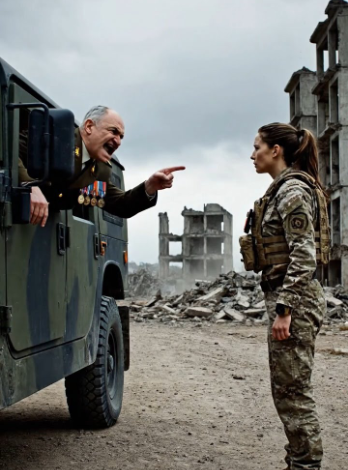 « Pourquoi ne m’honores-tu pas ? » – cria le lieutenant-colonel à une jeune soldate, sans même savoir qui se tenait devant lui…