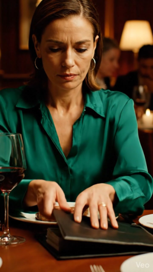 Le serveur a mis un dossier avec une facture de 3 450 $ à côté de mon verre d’eau, et ma mère a souri comme si de rien n’était.