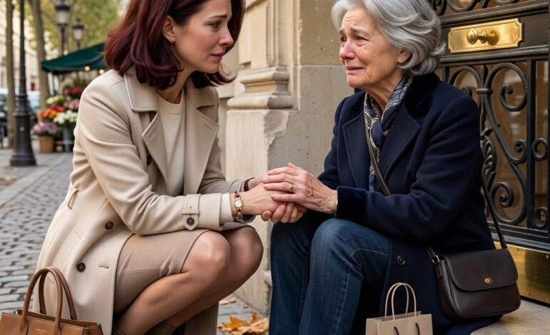 La vieille dame à qui j’avais donné de la monnaie m’a attrapé par le bras et m’a chuchoté : « Ne rentre pas chez toi maintenant, reste un peu plus longtemps. »
