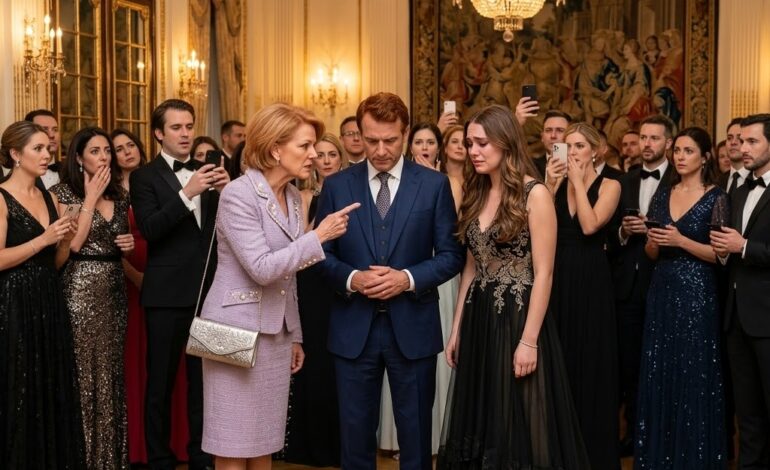 Lors du dîner d’anniversaire de mon mari, ma belle-mère a crié « Cette maison est à nous ! » — puis elle m’a giflée devant 150 invités