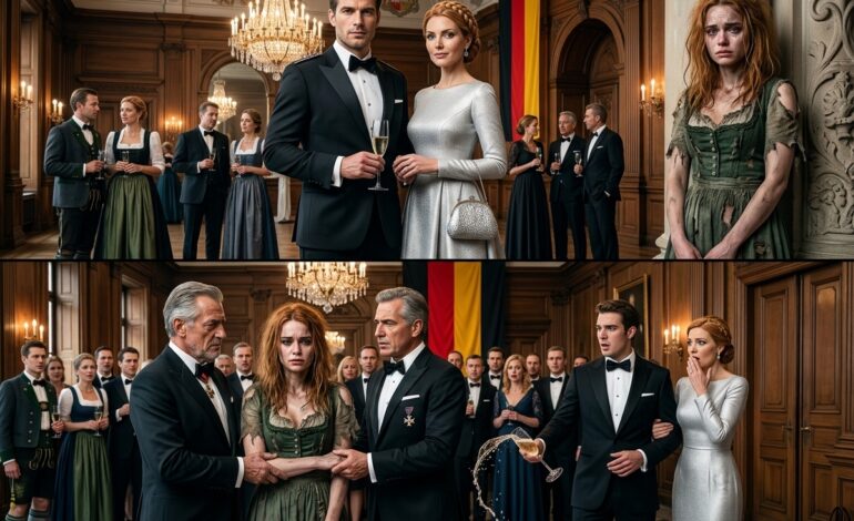 Mein Mann versteckte mich auf der Party, weil ihm mein billiges Kleid peinlich war… doch seine Karriere brach zusammen, als der milliardenschwere Chef meine Halskette erkannte, vor mir auf die Knie fiel und mein 30 Jahre altes Geheimnis enthüllte.