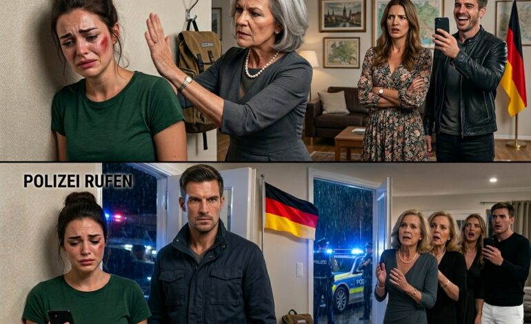 Meine Mutter schlug mich so hart, dass ich gegen die Wand prallte. Meine Schwägerin spuckte mich an, und mein Schwager lachte, während sie mich eine Goldgräberin nannten, weil sie dachten, mein Mann sei im Militäreinsatz.