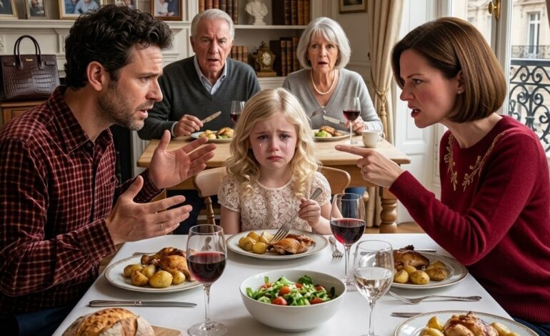 Puis elle se tourna vers ma fille Sophie, sept ans, qui tenait un chignon à deux mains, et dit d’un ton calme et tranchant : « Et tu n’appartiens pas vraiment à nous. Robert n’est pas ton père. »
