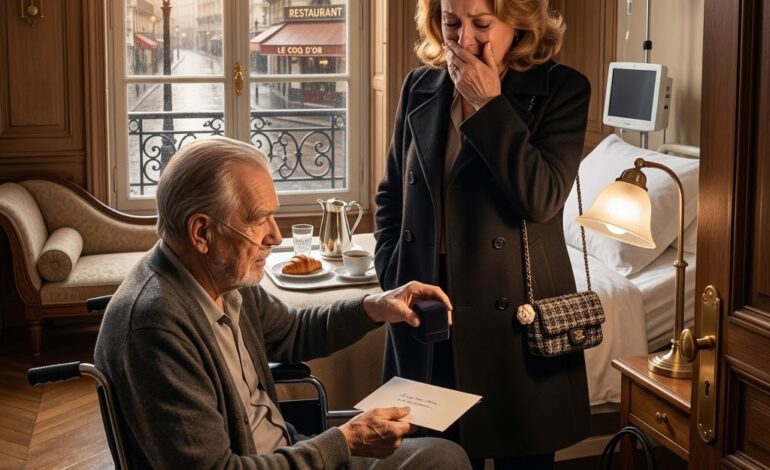 Amour et partenariat Je ne m’attendais pas à trouver le père de mon ex-mari abandonné dans une maison de retraite — encore moins à l’entendre chuchoter mon nom comme si j’étais la seule personne qu’il lui restait. Pendant des semaines, je me suis occupée de l’homme que mon ex avait oublié. Puis, un soir, il m’a attrapé la main, a pressé quelque chose dans la paume de ma main et a dit : « Claire… Daniel t’a menti sur tout. » Quand j’ai baissé les yeux et vu ce que c’était, mon souffle s’est coupé. Je n’avais aucune idée que ce n’était que le début.