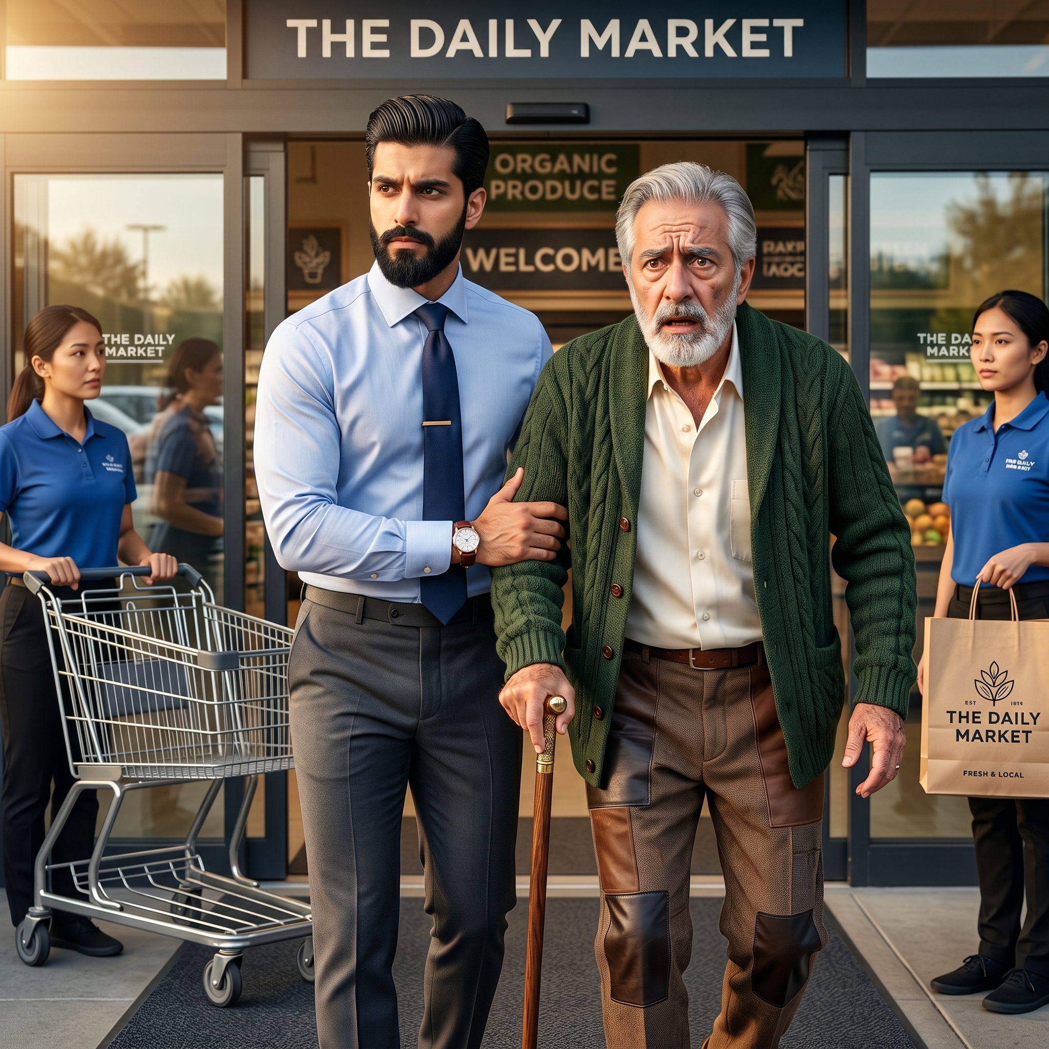 Mit neunzig verkleidete ich mich als verarmter alter Mann und betrat meinen eigenen Supermarkt – was dann geschah, veränderte mein Vermächtnis für immer.