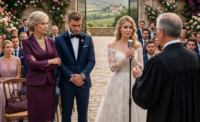 Ma belle-mère m’a humiliée lors de mon propre mariage en pensant que j’étais calme et obéissante Mais au lieu de vœux, j’ai révélé un secret, après quoi un silence assourdissant s’est installé dans la salle