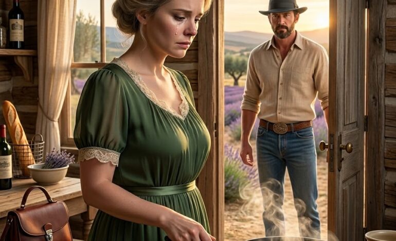 « Je suis très gros, monsieur… mais je sais travailler en cuisine », dit un jeune colon à un immense rancher.