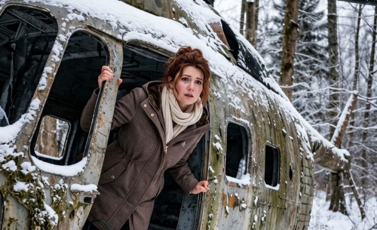 En ramassant du bois dans la forêt, une femme tomba par hasard sur un hélicoptère. Et en regardant dans le cockpit, elle faillit tomber au sol.