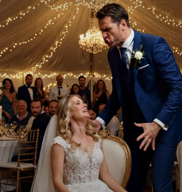 Le jour de mon mariage, j’ai murmuré : « Je suis ruinée… en faillite », juste pour voir s’il m’aimait ou s’il aimait ma fortune. Son visage s’est déformé. « Tu es une grosse truie, et maintenant tu ne vaux plus rien. Je ne t’épouserai pas ! » a-t-il grogné avant de donner un coup de pied dans ma chaise et de me faire tomber à la renverse. Mon frère est alors intervenu, froid comme la glace : « C’était un test. » Ce que mon époux a perdu ensuite, c’était bien plus qu’une épouse : c’était tout son empire… et je m’en suis assurée. 