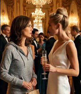 Rachel Miller, la nouvelle petite amie de mon frère, m’a dévisagée lors de sa pendaison de crémaillère et a déclaré : « Les livraisons se font par la porte de côté », tandis que mon père riait comme si j’étais encore la risée de la famille après toutes ces années ; après dix ans à bâtir l’entreprise qu’ils qualifiaient de « petit truc de marketing », j’ai posé mon sac cadeau usé sur le hall d’entrée en marbre, ouvert l’application sécurisée sur mon téléphone et laissé Rachel se vanter du puissant PDG qu’elle n’avait jamais rencontré.