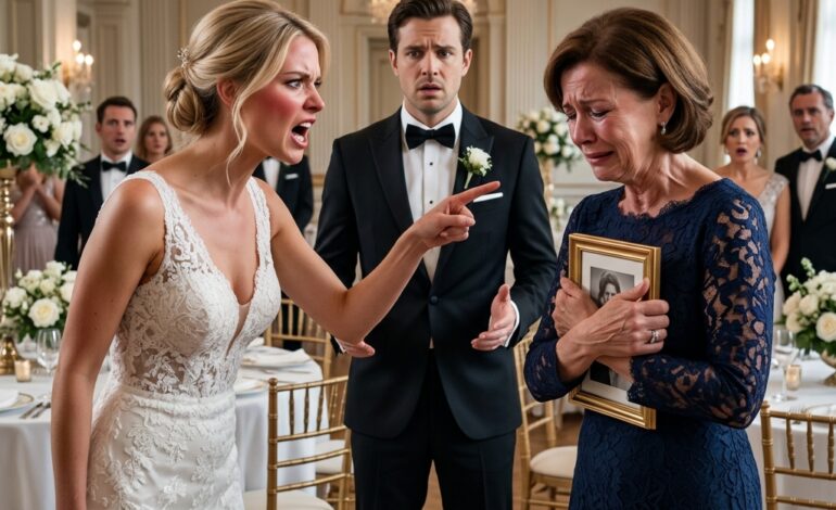 Mitten in der Hochzeit ihres Sohnes gedemütigt, die… Mitten in der Hochzeit ihres Sohnes gedemütigt, traf die Mutter eine Entscheidung, die alles zu Fall brachte