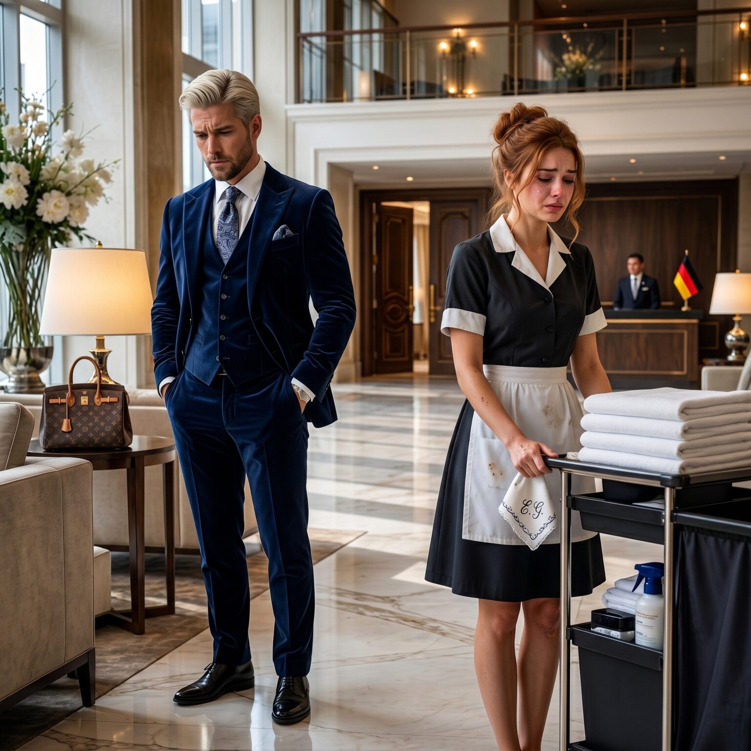 Der Millionärs-CEO wartete jeden Tag in der Lobby – doch die schüchterne Reinigungskraft bemerkte seinen Blick nie.